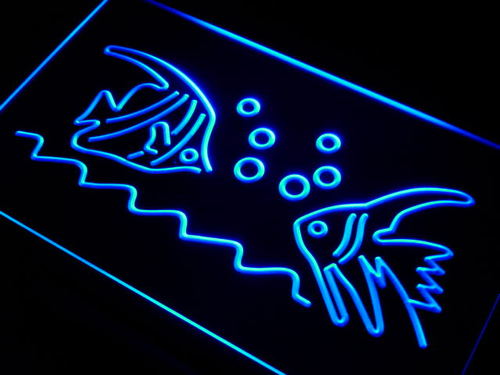 Aquarium Fish Shop Neon Light Sign